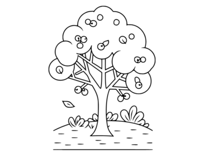 Tree Coloring Pages