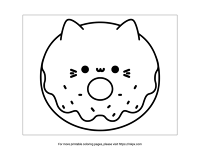 Doughnut / Donut Coloring Pages