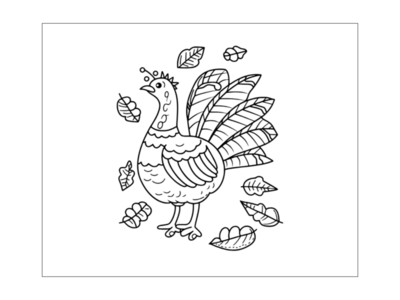 Turkey Coloring Pages