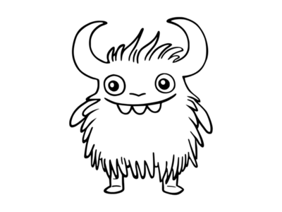 Monster Coloring Pages