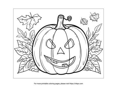 Autumn / Fall Coloring Pages