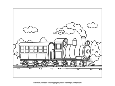 Train Coloring Pages