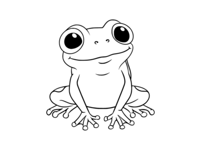 Frog Coloring Pages