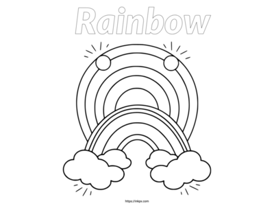 Rainbow Coloring Pages