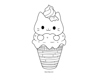 Ice Cream Coloring Pages