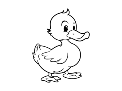 Duck Coloring Pages