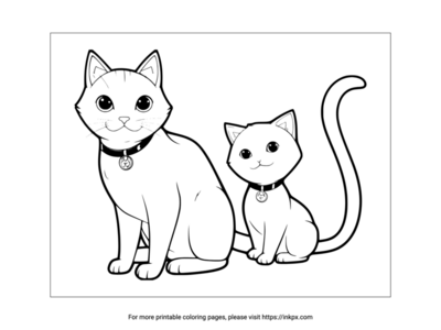 Kitten Coloring Pages