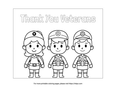 Veterans Day Coloring Pages