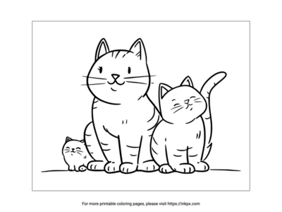 Cat Coloring Pages