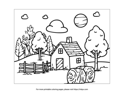 House Coloring Pages