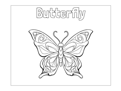 Butterfly Coloring Pages