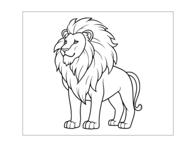 Lion Coloring Pages