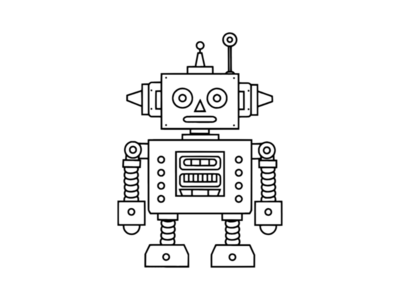 Robot Coloring Pages