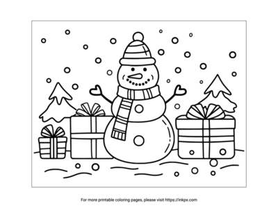 Winter Coloring Pages