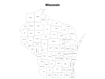 Wisconsin State Map