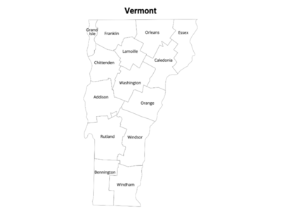 Vermont State Map