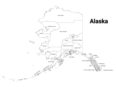 Alaska State Map