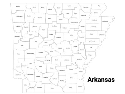 Arkansas State Map