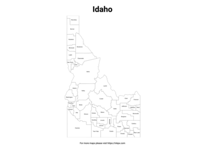 Idaho State Map