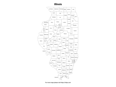 Illinois State Map