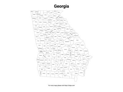 Georgia State Map