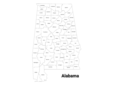 Alabama State Map