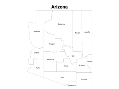 Arizona State Map