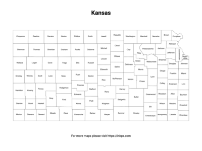 Kansas State Map