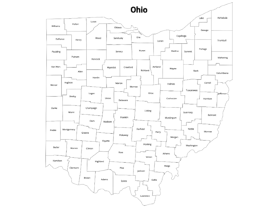 Ohio State Map