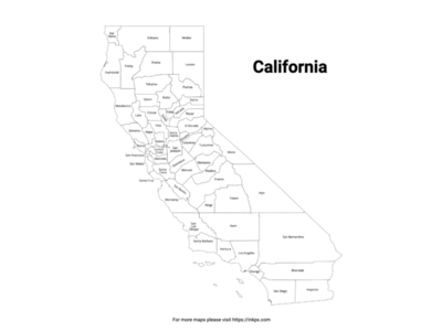 California State Map