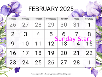 February 2025 Calendars