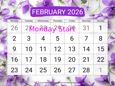 February 2026 Calendars