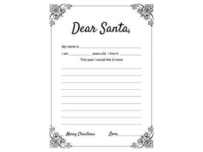 Dear Santa Letters