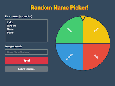 Random Name Picker