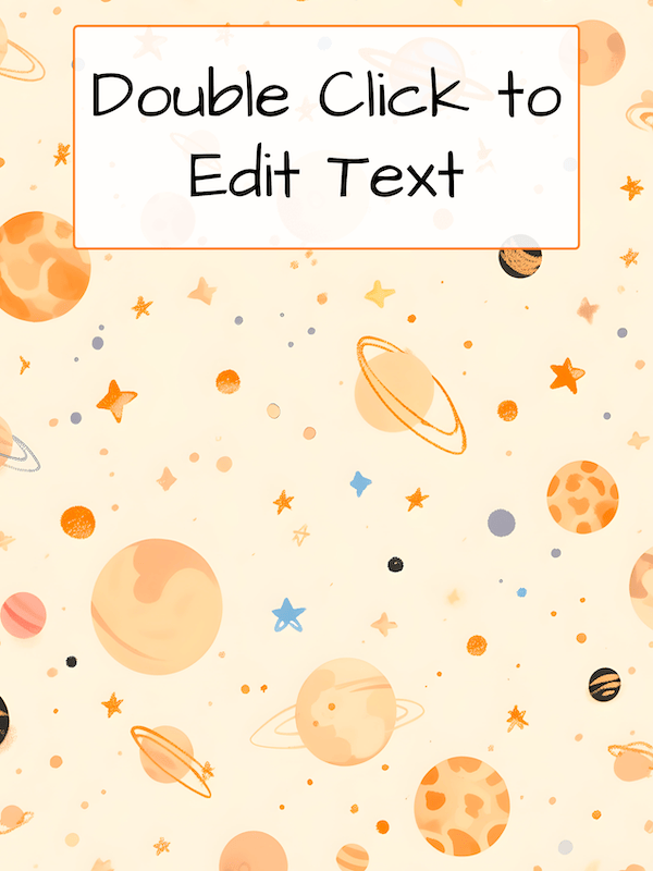Free Printable Mystery Space Background Binder Cover