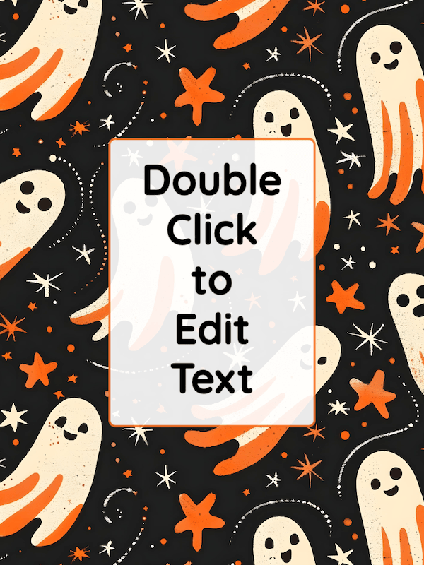 Editable Halloween Binder Cover Template