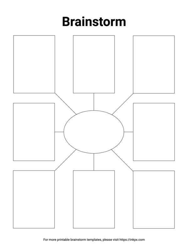 Free Printable Simple Brainstorm Template