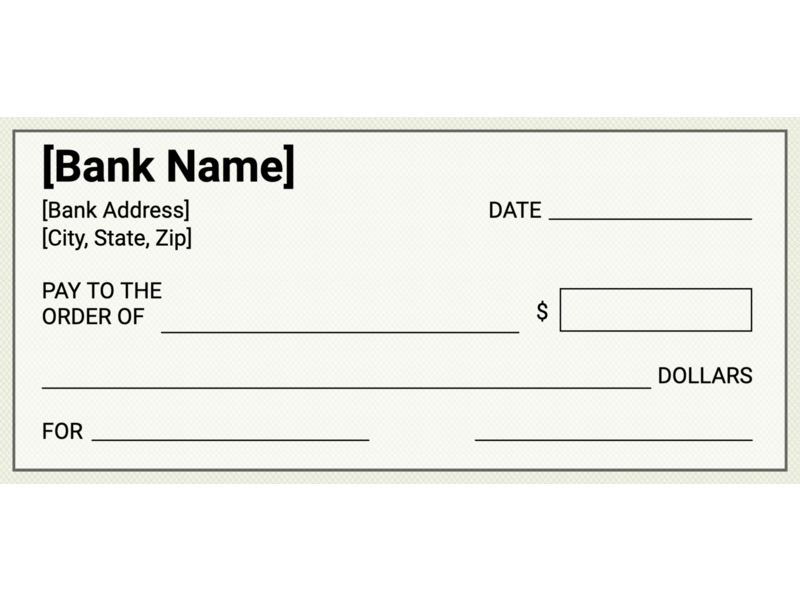 Free Printable and Editable Guilloche Background Check Template