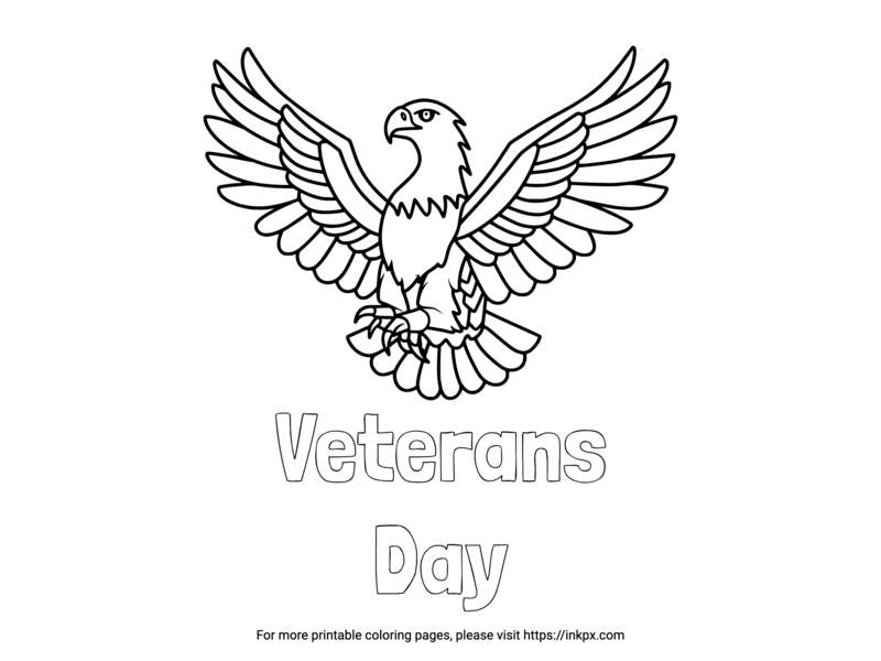 Free Printable Veterans Day Coloring Sheet