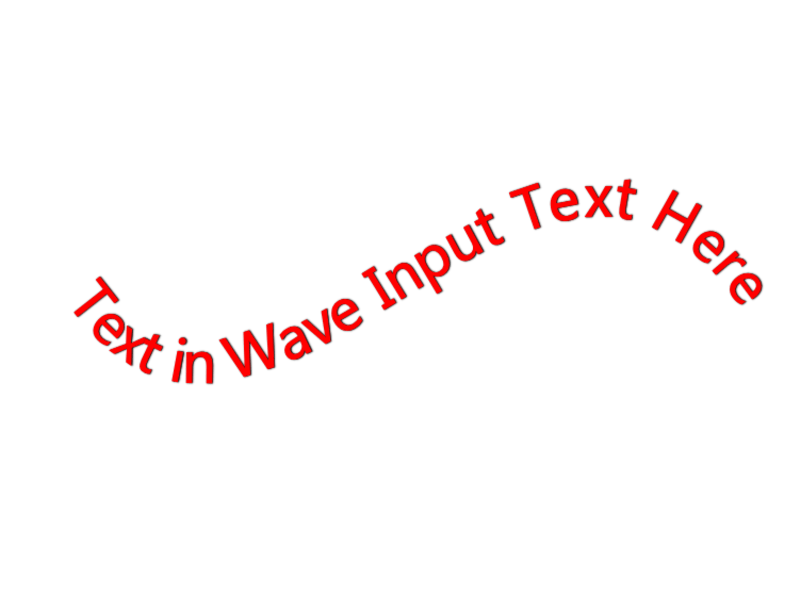 Text In Wave Path · InkPx