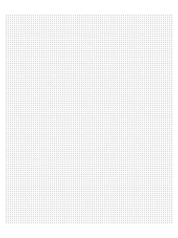 Free Printable 10 Dots Per Inch Black Dot Paper with Margin