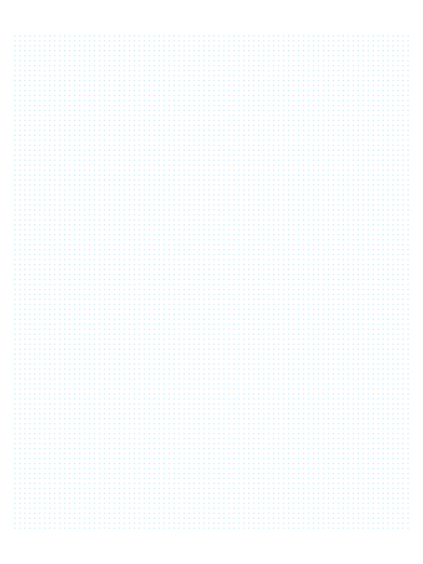 Free Printable 10 Dots Per Inch Blue Dot Paper with Margin