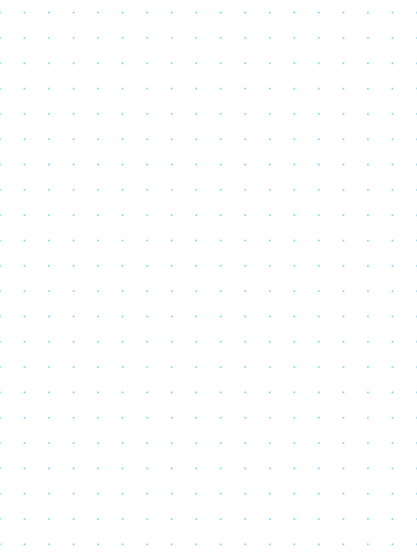 Free Printable 2 Dots Per Inch Blue Dot Paper without Margin