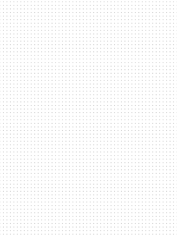 Free Printable 6 Dots Per Inch Black Dot Paper without Margin