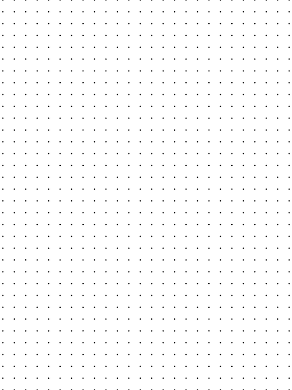 Free Printable 3 Dots Per Inch Black Dot Paper without Margin