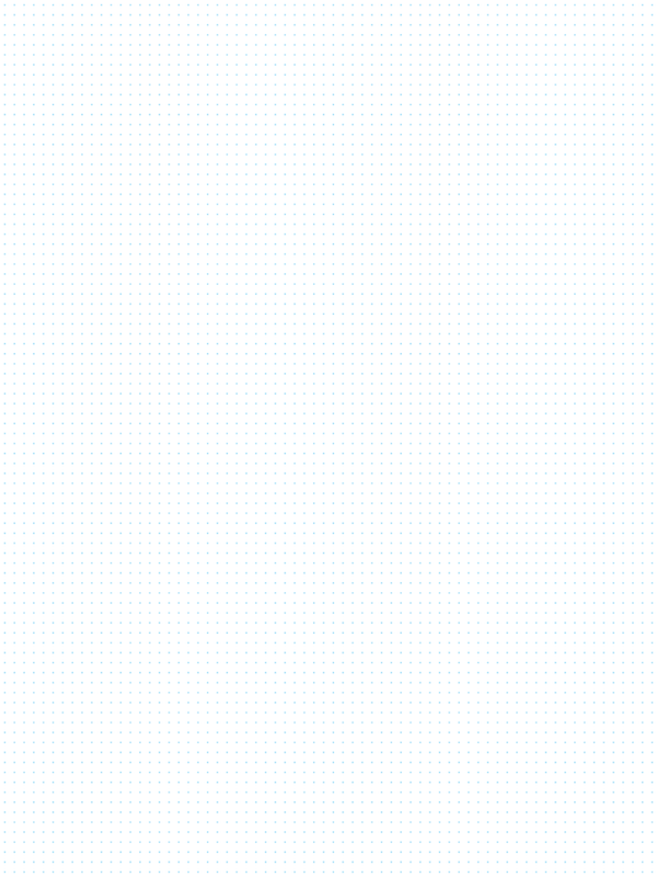 Free Printable 8 Dots Per Inch Blue Dot Paper without Margin