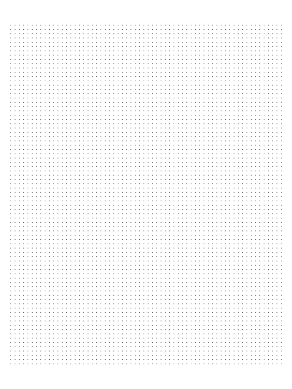 Free Printable 8 Dots Per Inch Black Dot Paper with Margin
