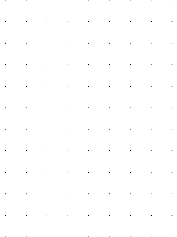 Free Printable 1 Dot Per Inch Black Dot Paper without Margin