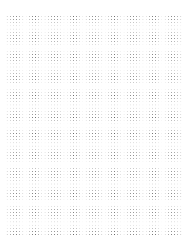 Free Printable 7 Dots Per Inch Black Dot Paper with Margin