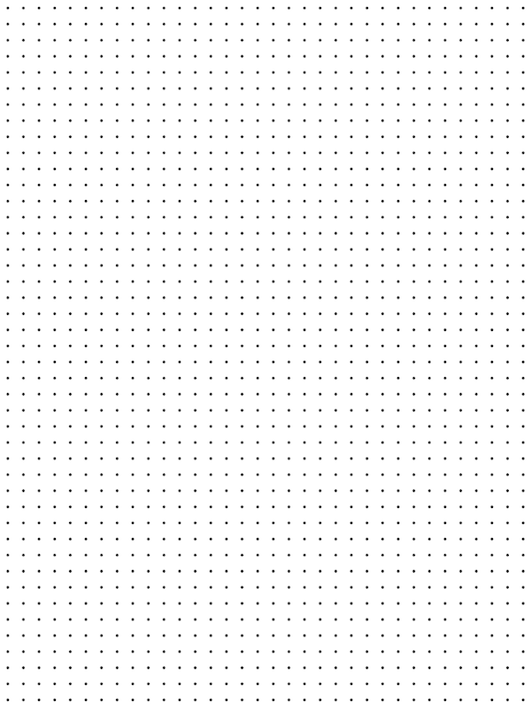 Free Printable 4 Dots Per Inch Black Dot Paper without Margin · InkPx